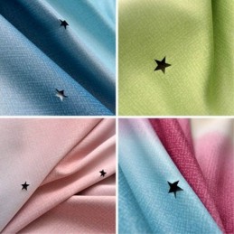 Cortina Blackout Sob Medida Cortina Hollow Star Com Transparência Para Quarto