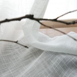 Cortina Branca Transparente Feita Sob Medida Cortina Sólida Cor Sólida Voile Sala De Estar Quarto