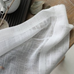 Cortina Branca Transparente Feita Sob Medida Cortina Sólida Cor Sólida Voile Sala De Estar Quarto