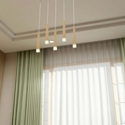 Cortina Sólida Verde Claro Feita Sob Medida, Moderna, Imitação De Seda, Tecido Blackout Para Sala De Estar E Quarto