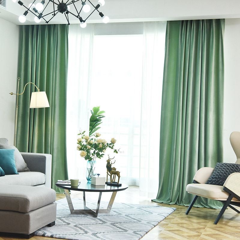 Cortinas Personalizadas De Veludo Holandês Semi Blackout Estilo Japonês