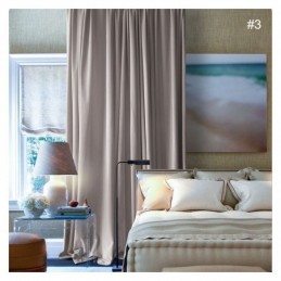 Cortinas Personalizadas De Veludo Holandês Semi Blackout Estilo Japonês