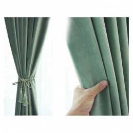 Cortinas Personalizadas De Veludo Holandês Semi Blackout Estilo Japonês