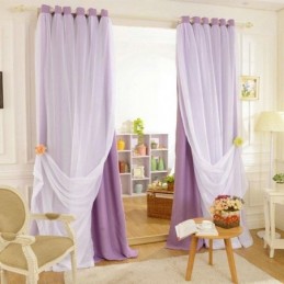 Cortinas Duplas Countryside Blackout Prontas Para Uso E Personalização Avançada