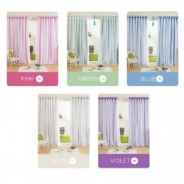 Cortinas Duplas Countryside Blackout Prontas Para Uso E Personalização Avançada