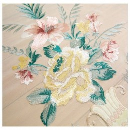 Cortina Transparente Bordada Respirável Feita Sob Medida, Tratamento De Janela De Luxo Americano