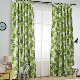 Cortina Com Estampa De...