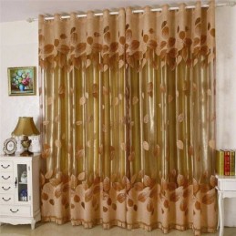 Cortina Moderna Transparente Sob Medida Cortina Minimalista Em Jacquard Para Sala De Estar