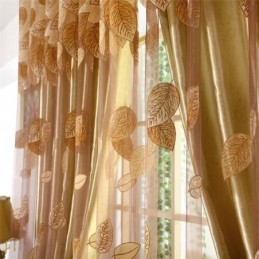 Cortina Moderna Transparente Sob Medida Cortina Minimalista Em Jacquard Para Sala De Estar