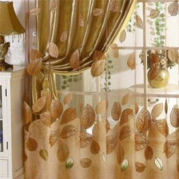 Cortina Moderna Transparente Sob Medida Cortina Minimalista Em Jacquard Para Sala De Estar