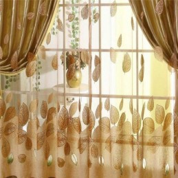 Cortina Moderna Transparente Sob Medida Cortina Minimalista Em Jacquard Para Sala De Estar