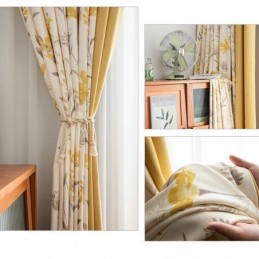 Cortinas Blackout Chevron Mosaico De Flores Americanas