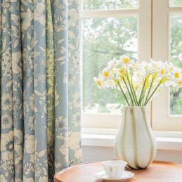 Cortinas Estilo Americano Com Estampa Floral