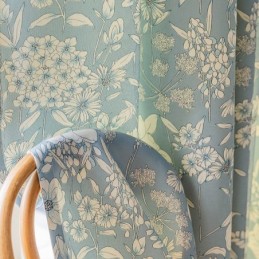 Cortinas Estilo Americano Com Estampa Floral
