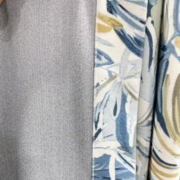 Cortinas Blackout De Flanela Com Pintura A Óleo Americana E Estampa Floral