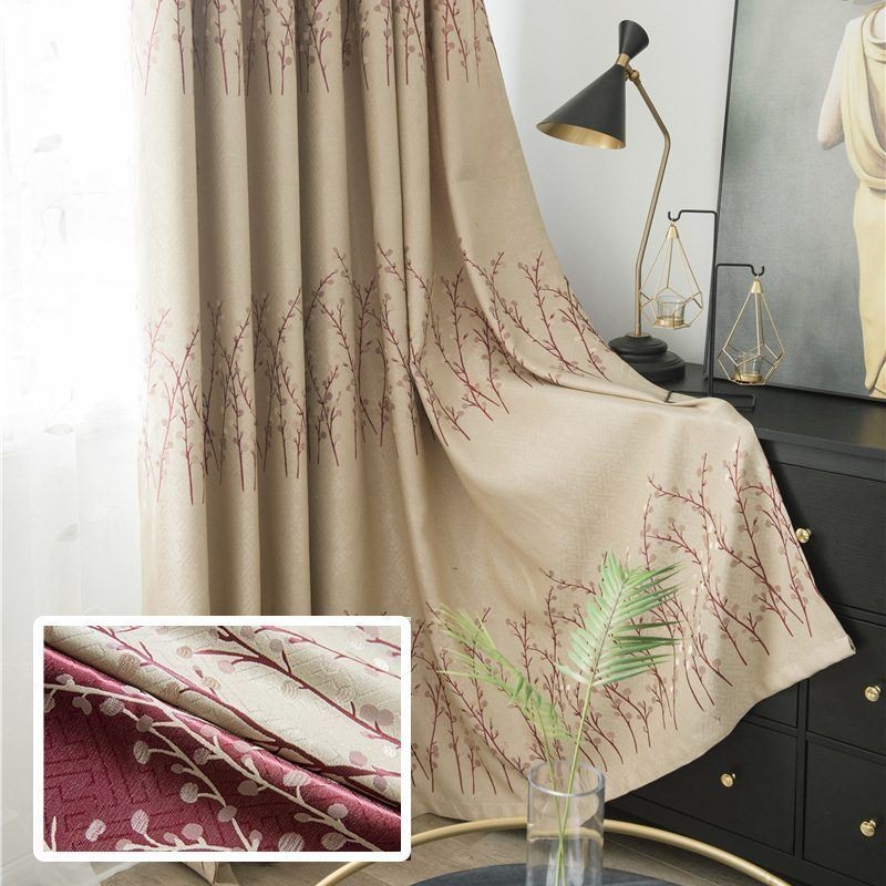 Cortina Sob Medida Cortina Americana Com Jacquard