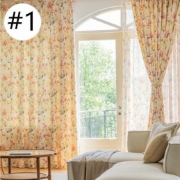Cortinas Blackout Com Estampa Floral Americana