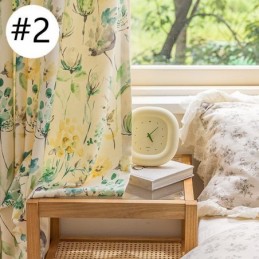 Cortinas Blackout Com Estampa Floral Americana