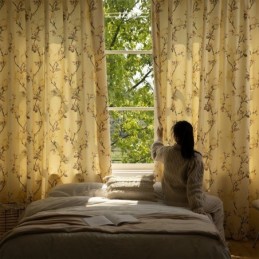 Cortinas Blackout Com Estampa Floral Americana