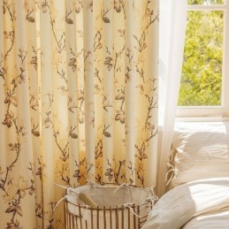 Cortinas Blackout Com Estampa Floral Americana