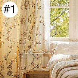 Cortinas Blackout Com Estampa Floral Americana