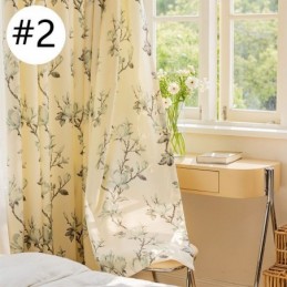 Cortinas Blackout Com Estampa Floral Americana