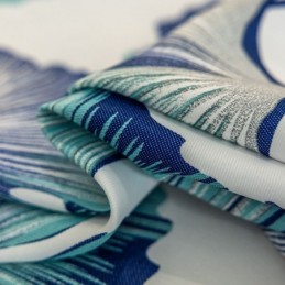 Cortina Sob Medida Cortina Estilo Nórdico Folha Estampada