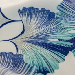 Cortina Sob Medida Cortina Estilo Nórdico Folha Estampada