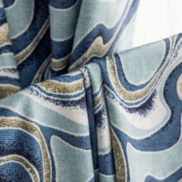 Cortinas Estampadas De Chenille Blackout Escandinavas