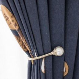 Cortina De Algodão Sob Medida Cortina Com Estampa De Urso Estilo Infantil