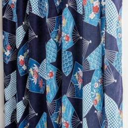 Cortinas De Chenille Nordic Fan Sub Estampadas Blackout