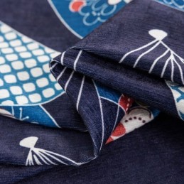 Cortinas De Chenille Nordic Fan Sub Estampadas Blackout