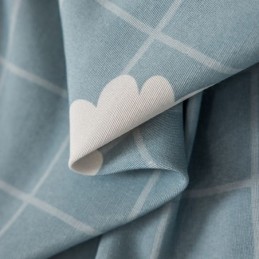 Cortina De Algodão Sob Medida Cortina Com Estampa Floral Estilo Nórdico