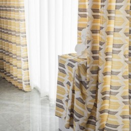 Cortina Estampada Sob Medida Cortina Estilo Nórdico Algodão