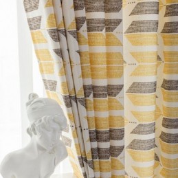 Cortina Estampada Sob Medida Cortina Estilo Nórdico Algodão