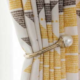 Cortina Estampada Sob Medida Cortina Estilo Nórdico Algodão