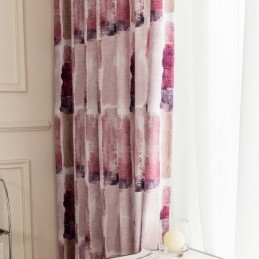 Cortinas Blackout Nórdicas Chenille Estampadas