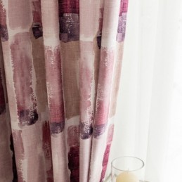 Cortinas Blackout Nórdicas Chenille Estampadas