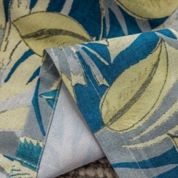 Cortina De Algodão Feita Sob Medida Cortina Com Folhas Estampadas Estilo Americano