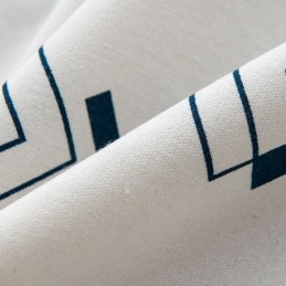 Cortina De Linho Com Estampa Geométrica Feita Sob Medida, Estilo Nórdico, Para Sala De Estar E Quarto