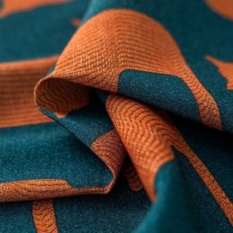 Cortina De Algodão Sob Medida Cortina Com Estampa De Gatinho Estilo Nórdico