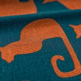 Cortina De Algodão Sob Medida Cortina Com Estampa De Gatinho Estilo Nórdico