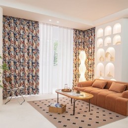 Cortina De Algodão Estilo...