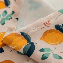 Cortina De Algodão Sob Medida Cortina Estampada Frutas Nórdicas