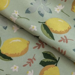 Cortina De Algodão Sob Medida Cortina Estampada Frutas Nórdicas