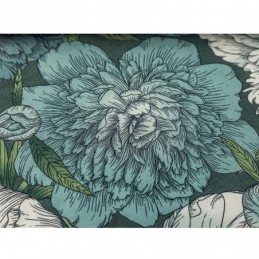 Cortina De Algodão Sob Medida Cortina Com Estampa Floral Estilo Nórdico