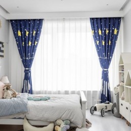 Cortina De Algodão Sob Medida Cortina Infantil Com Estampa De Urso Polar