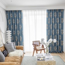 Cortina De Algodão Feita...