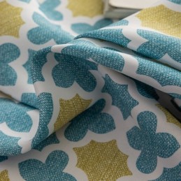 Cortina Sob Medida Cortina Geométrica Estampada Estilo Nórdico