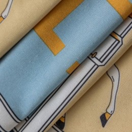Cortinas De Algodão Estilo Infantil Com Estampa De Cavalo Branco